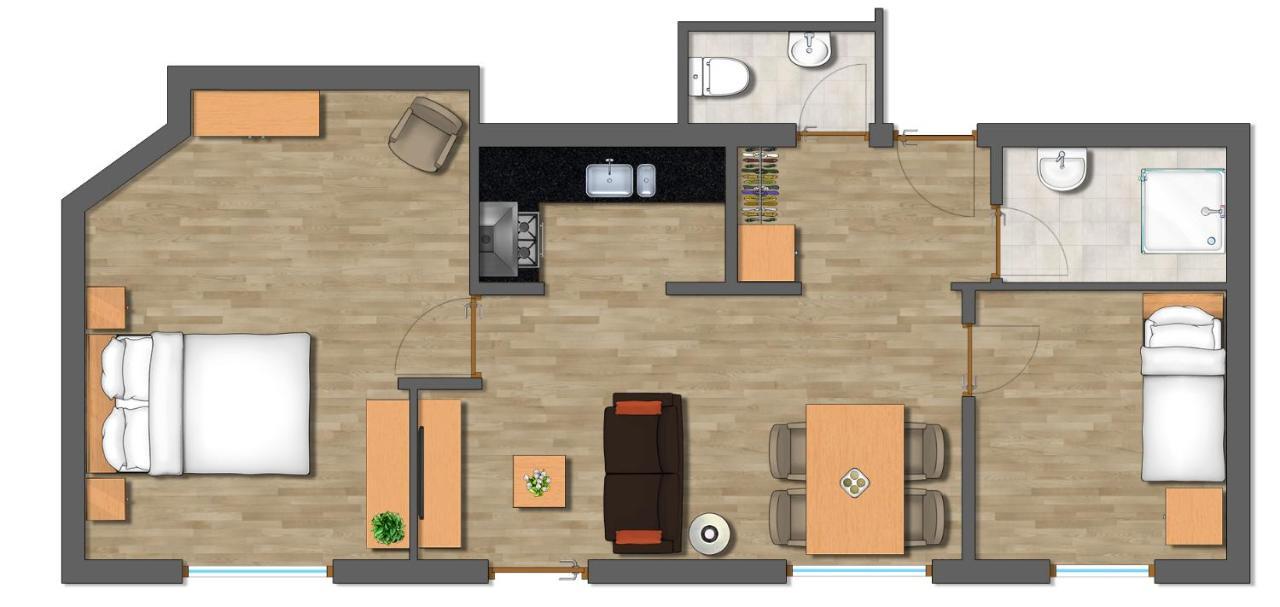 Apartament Haus Kleiner Turm Schruns Zewnętrze zdjęcie