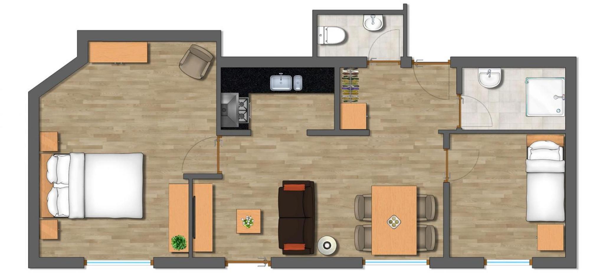 Apartament Haus Kleiner Turm Schruns Zewnętrze zdjęcie